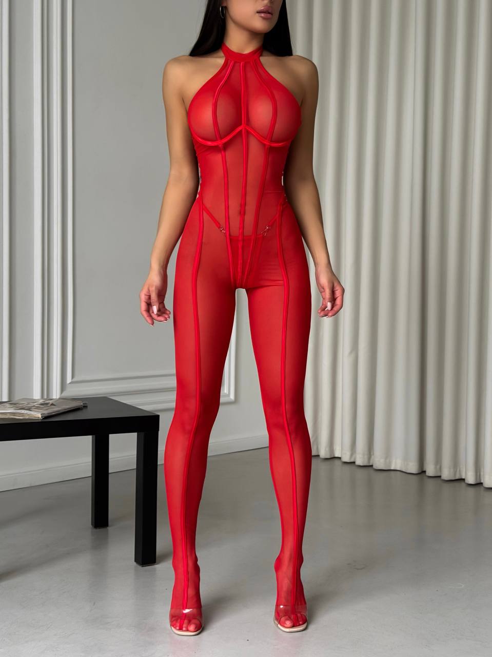 Комбінезон напівпрозорий Red Code
